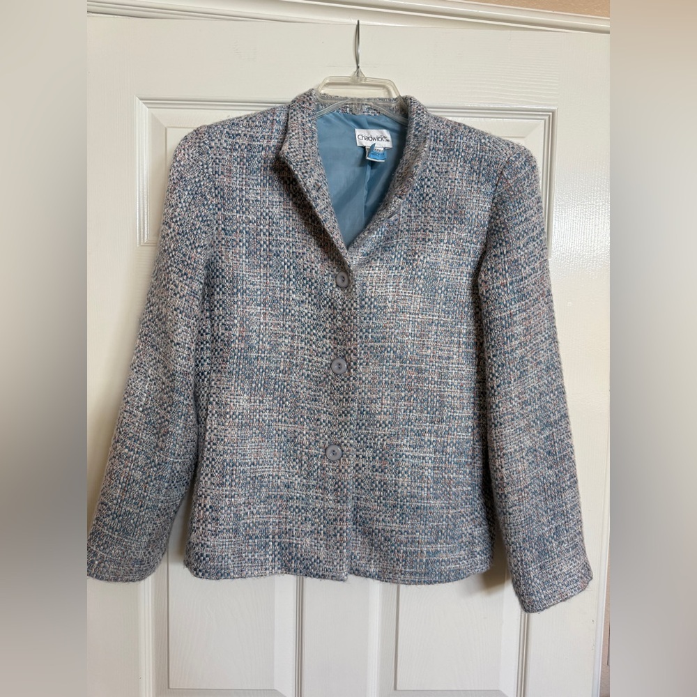 CHADWICK’S Vintage Women’s Lined Blazer with Pockets Size 10